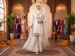 2 Piece - Embroidered Suit - PE26-241 - Image 3