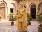 2 Piece - Embroidered Suit - KFE26-59 - Image 5