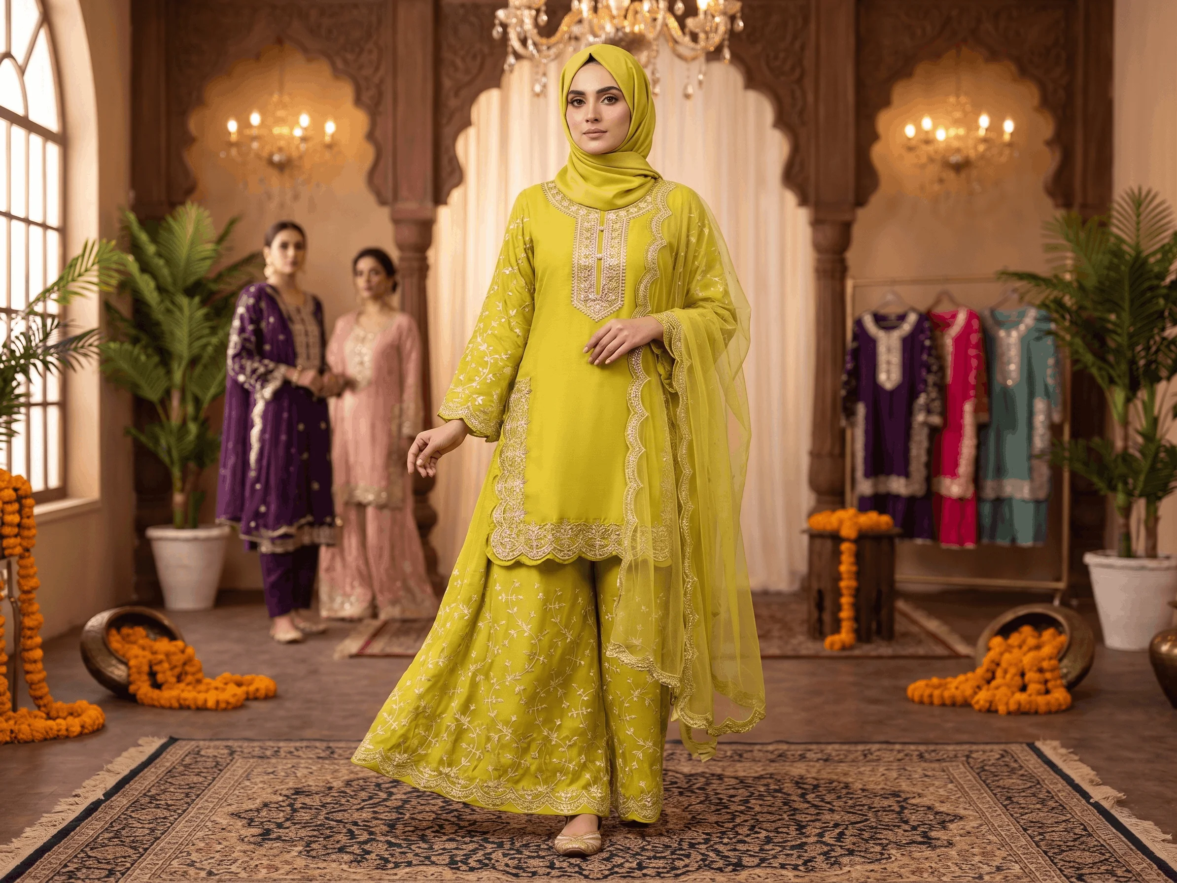 67f259c7-b277-428f-9089-42552892cbe7 2 Piece - Embroidered Suit - PE26-241 - Image 1