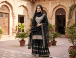 2 Piece - Embroidered Suit - KFE26-59 - Image 2
